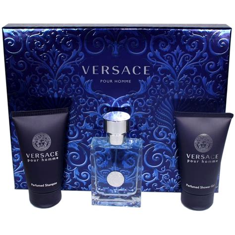 versace 5 peice gift set|Versace aftershave gift set.